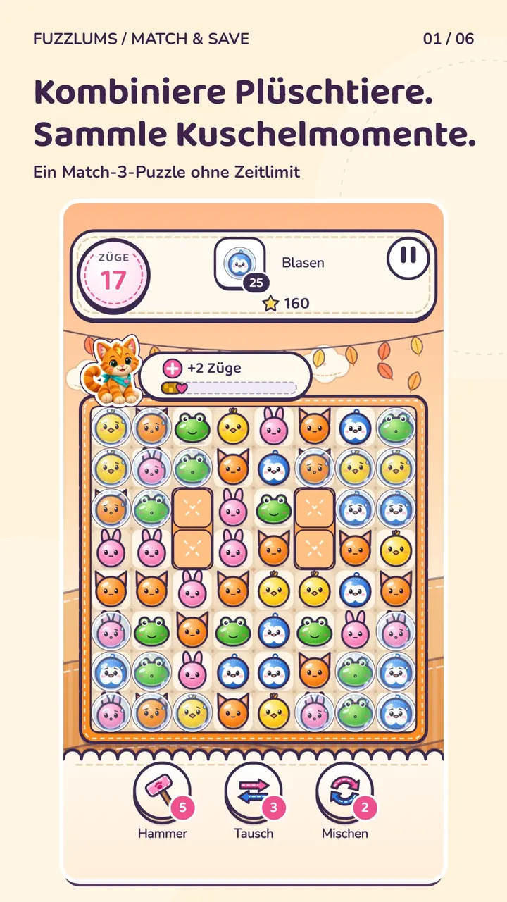 Fuzzlums, Screenshot 1