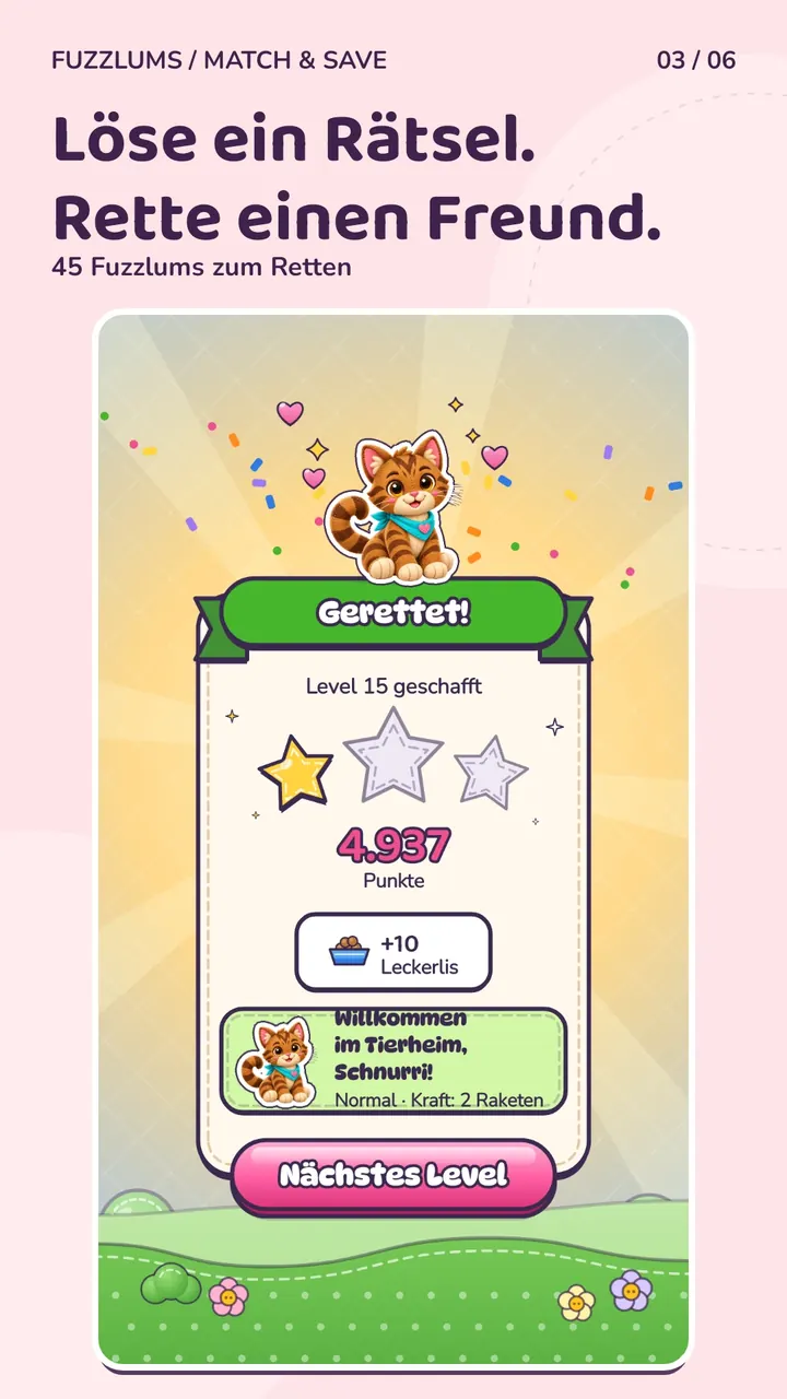 Fuzzlums, Screenshot 2