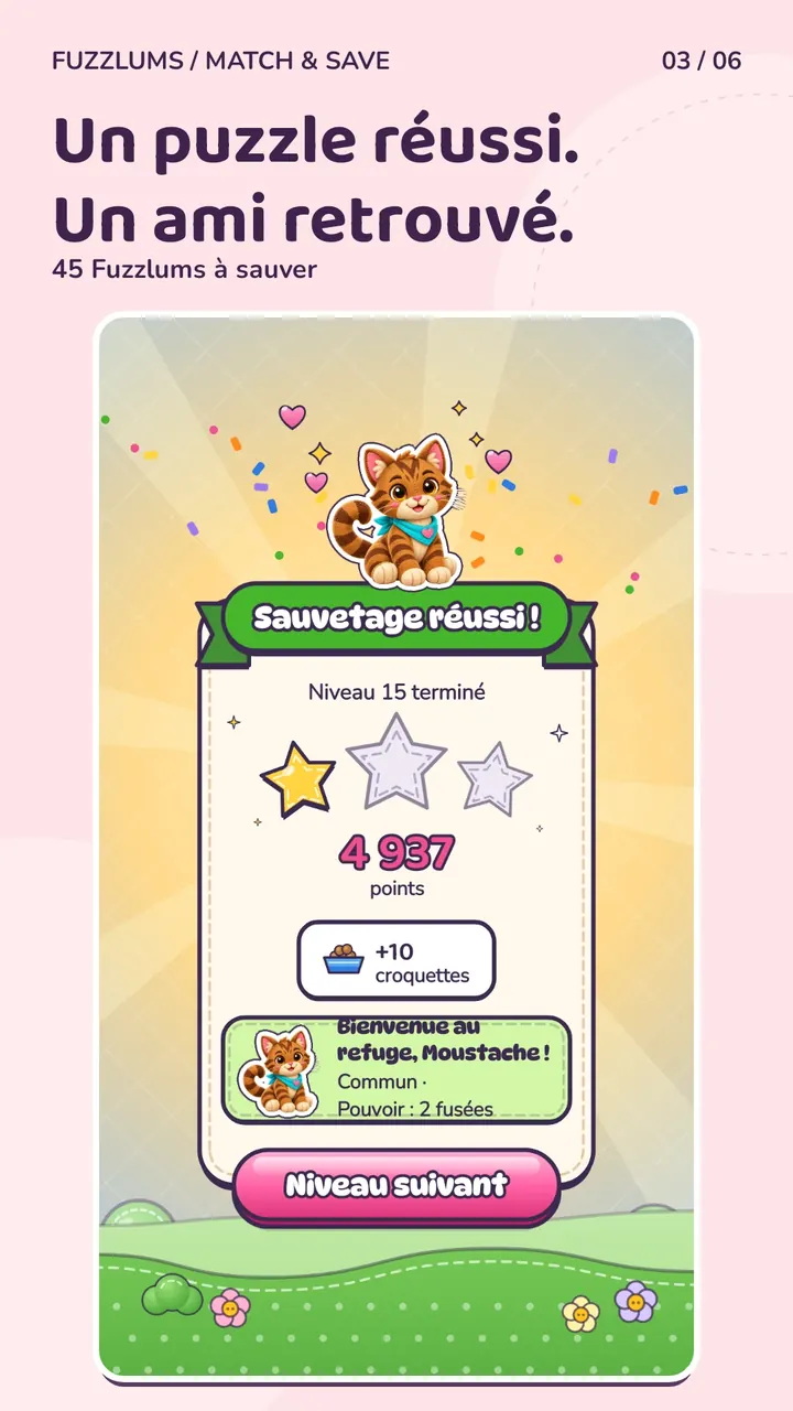 Fuzzlums, capture d’écran 2