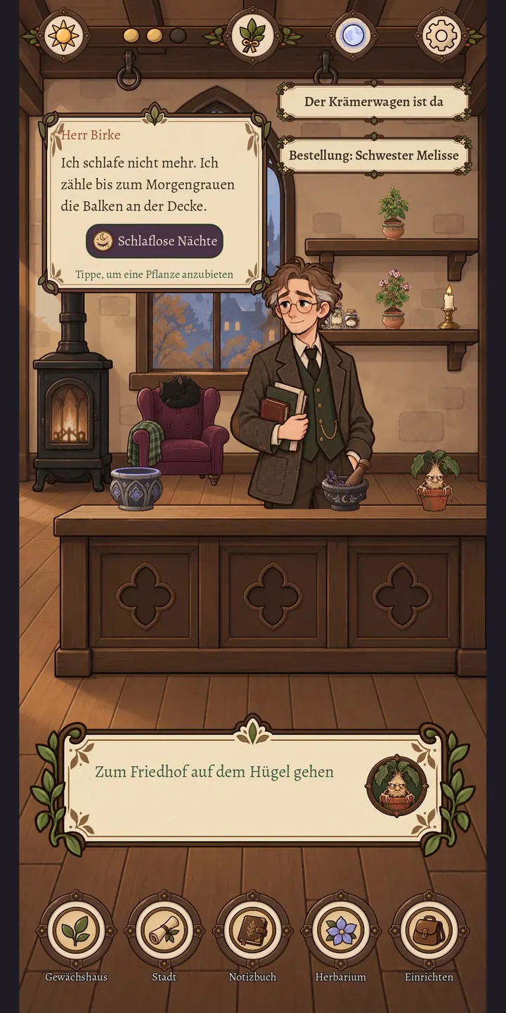 Das Herbarium der Vergessenen, Screenshot 1