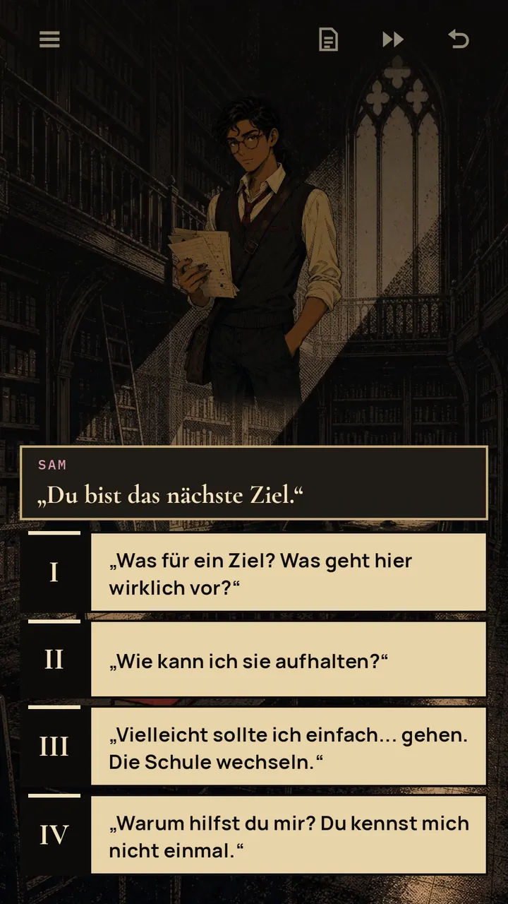 Der Zirkel von Saint-Clair, Screenshot 1