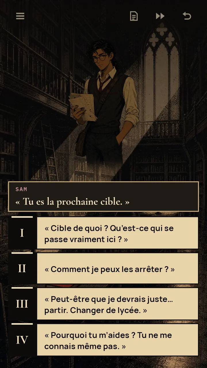 Le Cercle de Saint-Clair, capture d’écran 1